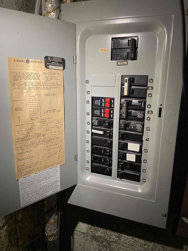 Conducted comprehensive assessment of 40-year-old air conditioning system and 10+ year hot water tank located in basement for replacement estimate. Evaluated existing natural gas furnace setup, inspected electrical panel capacity and breaker configuration to ensure adequate power supply for new equipment installation. Documented existing equipment dimensions, clearances, and condensate conditions on current A/C unit. Provided detailed replacement options for both cooling system and water heater, preparing both physical and electronic copies of estimate for customer review.