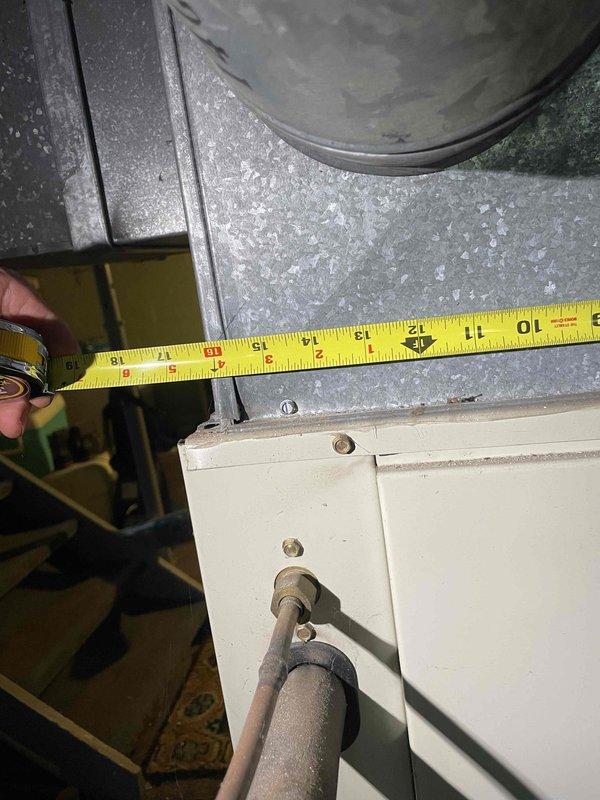 Conducted comprehensive assessment of 40-year-old air conditioning system and 10+ year hot water tank located in basement for replacement estimate. Evaluated existing natural gas furnace setup, inspected electrical panel capacity and breaker configuration to ensure adequate power supply for new equipment installation. Documented existing equipment dimensions, clearances, and condensate conditions on current A/C unit. Provided detailed replacement options for both cooling system and water heater, preparing both physical and electronic copies of estimate for customer review.