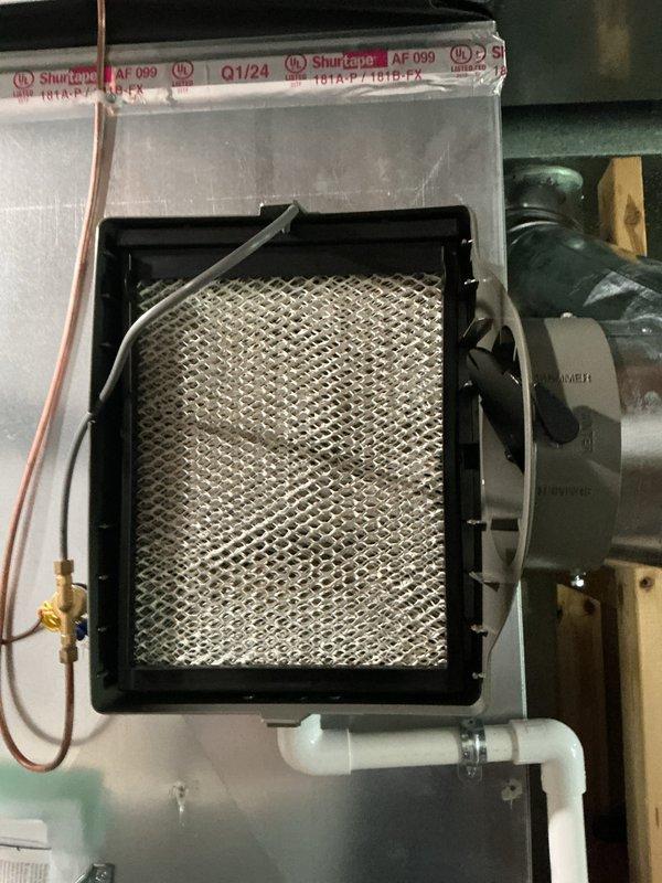 Completed scheduled Air Care Maintenance on residential HVAC system located in basement mechanical room. Performed comprehensive inspection of furnace/air handler unit and associated components, verified proper operation of equipment, checked air filter condition, and inspected ductwork connections and condensate drainage system. All components found to be in satisfactory operating condition with no service needs identified at this time.