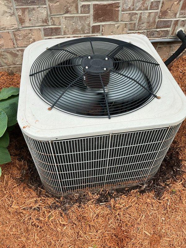 Completed comprehensive spring maintenance and tune-up on residential central air conditioning system. Performed thorough inspection of indoor air handler unit and outdoor condenser unit, checking all electrical connections, refrigerant levels, and system controls. Cleaned condenser coils, verified proper airflow through both units, tested system operation and confirmed all components functioning within normal parameters with no issues identified.