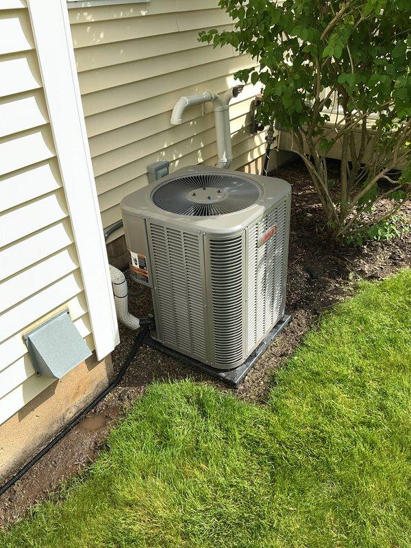 Completed annual cooling maintenance on Lennox outdoor condensing unit. Performed comprehensive system inspection, checked refrigerant levels, cleaned condenser coils, and verified proper airflow through fan assembly. Noted filter replacement recommendation for HCF16-11 MERV 11 filter. All electrical connections inspected and tightened as needed. Unit operating within manufacturer specifications with no immediate service concerns identified.