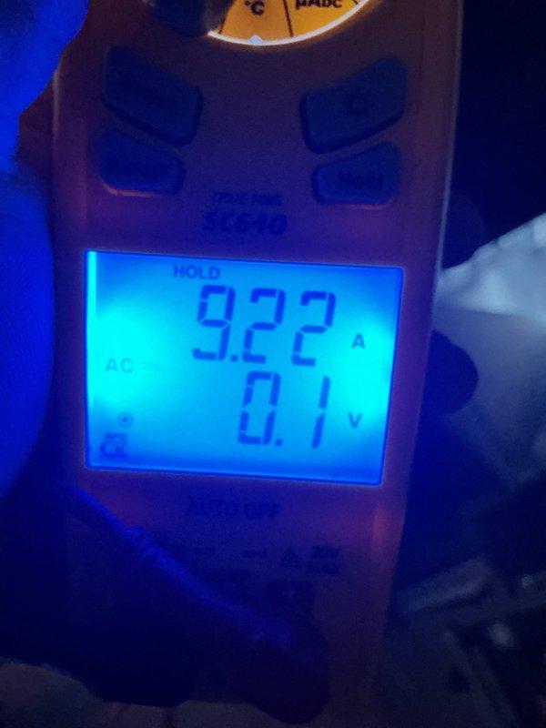 Completed annual cooling maintenance on HVAC system. Performed comprehensive electrical diagnostics using digital multimeter, measuring amperage draws and voltage readings to verify proper system operation. All components tested within normal operating parameters, and unit is functioning efficiently for the cooling season.