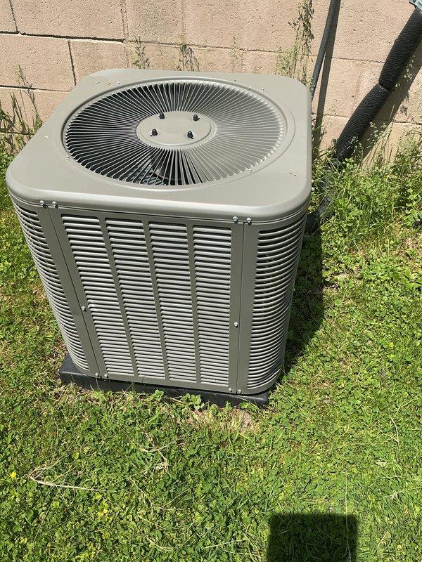 Completed routine Air Care Cooling maintenance on residential split system. Performed comprehensive inspection of outdoor condenser unit and indoor Bryant furnace/air handler assembly, verified proper operation of all components, documented equipment condition through photo documentation, and confirmed system is functioning within normal parameters for continued reliable cooling performance.