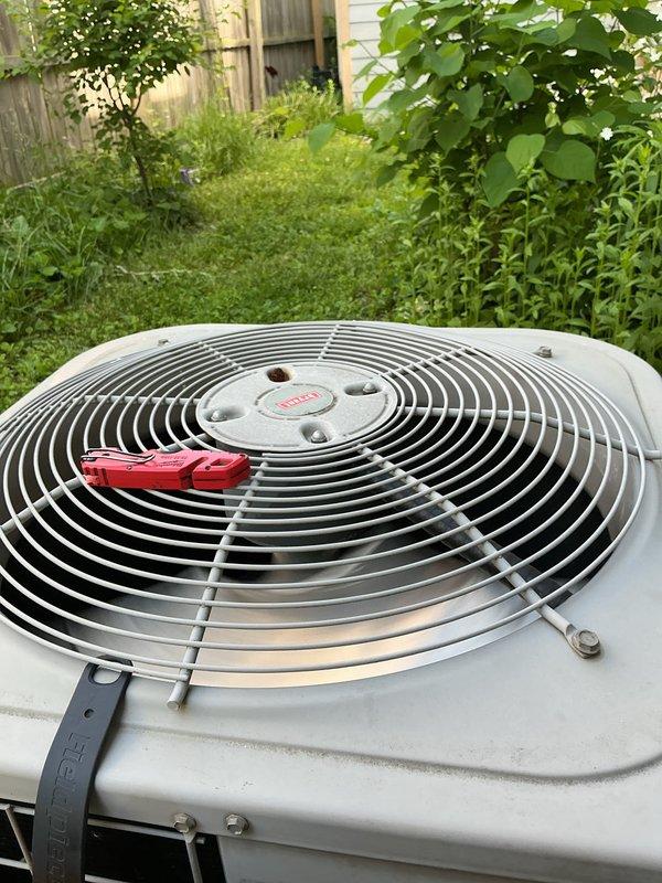 Completed annual cooling maintenance on residential air conditioning system. Performed comprehensive inspection of outdoor condenser unit, checked refrigerant pressures using manifold gauge set, and replaced air filter per scheduled maintenance protocol. Unit operating within normal parameters upon completion of service.