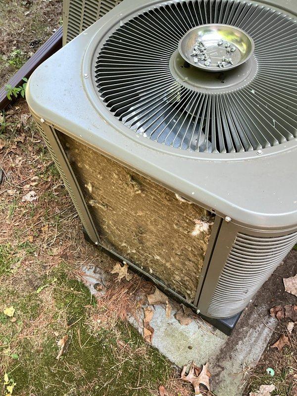 Completed comprehensive ComfortGuard Maintenance Package on four-year-old Lennox furnace and air conditioning system. Performed full AC tune-up on outdoor condenser unit, including inspection of fan motor, compressor operation, refrigerant levels, electrical connections, and capacitor testing. Cleaned condenser coils and removed debris accumulation from exterior cabinet panels. Conducted indoor furnace inspection, verifying blower motor operation, heat exchanger integrity, gas valve function, and ignition system performance. Tested all safety controls, measured temperature rise across heat exchanger, and verified proper airflow throughout system. Replaced air filter and documented system operating pressures and temperatures. Both heating and cooling systems operating within manufacturer specifications with no immediate repairs required. Recommended exterior cabinet cleaning for condenser unit to prevent corrosion and maintain efficiency. All diagnostic measurements recorded using calib