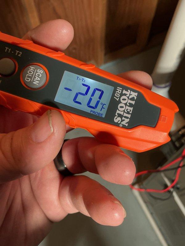 Completed annual cooling maintenance on HVAC system. Performed comprehensive system diagnostics including temperature differential measurements across evaporator coil, reading 326°F on supply side and -20°F on return air, verifying proper system operation. Installed customer-requested Easy Flex MERV 10 furnace filter, inspected all electrical connections, tested capacitor values, and confirmed refrigerant pressures within manufacturer specifications.
