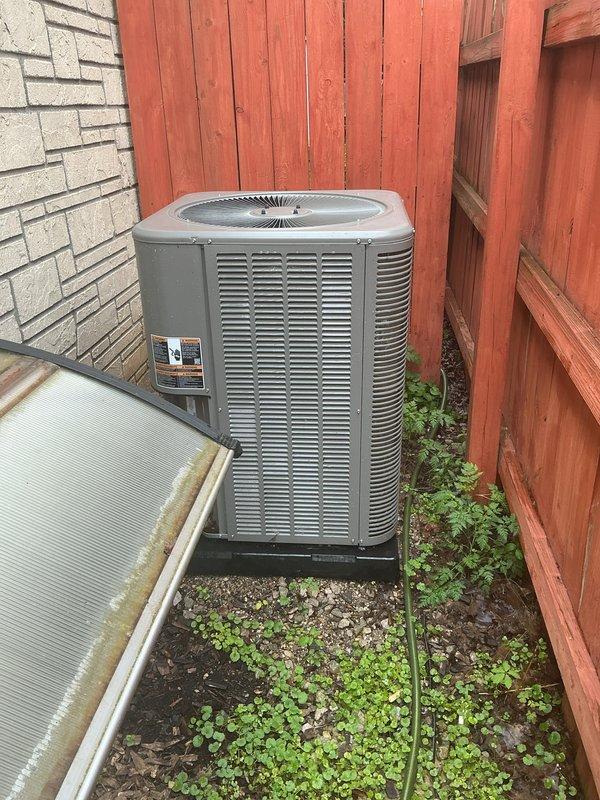 Completed comprehensive Air Care Heating and Cooling maintenance inspection on residential HVAC system. Performed thorough examination of indoor gas furnace unit, including inspection of heat exchanger, burner assembly, gas valve connections, control board electronics, and condensate drainage system. Evaluated outdoor condensing unit for proper operation, cleared vegetation and debris from perimeter, and verified adequate airflow through louvers and fan assembly.