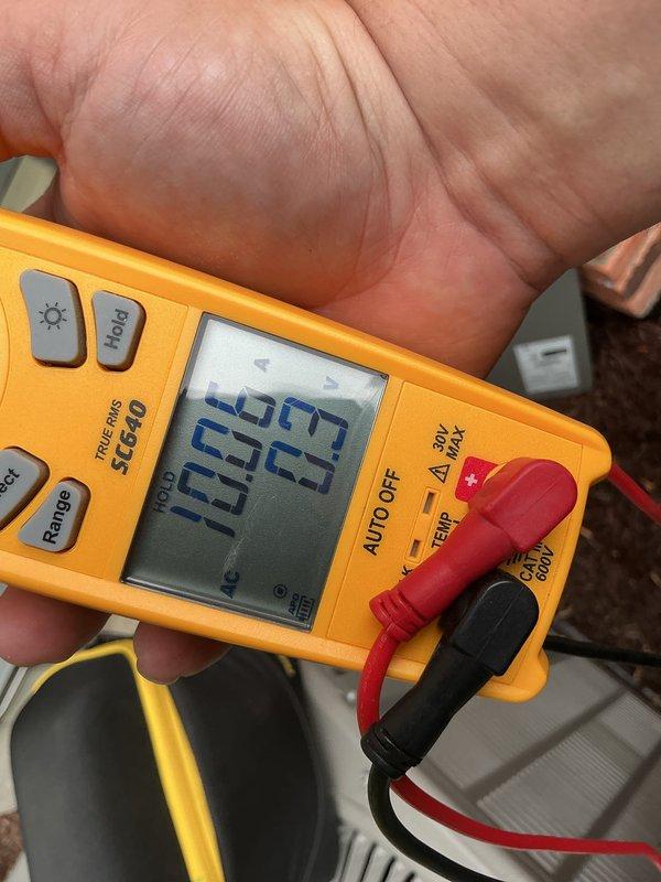 Completed annual cooling maintenance on HVAC system. Performed comprehensive diagnostics using digital multimeter, recording voltage readings of 55.5V and 188.9V at various system components to verify proper electrical operation. Replaced furnace filters and inspected all cooling system components to ensure optimal performance for the upcoming season.
