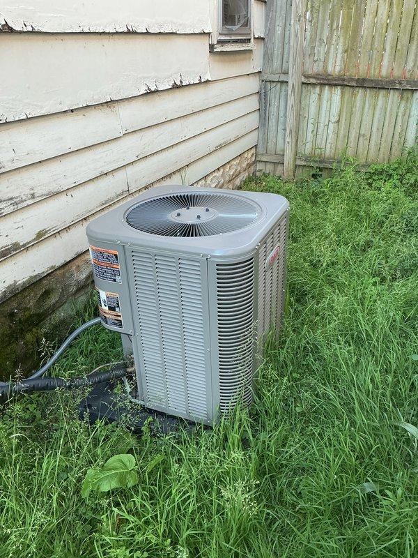 Completed scheduled Air Care preventive maintenance on residential HVAC system, including both heating and cooling equipment. Performed comprehensive inspection of gas furnace with access panel removal, verifying proper operation of gas valve, blower motor assembly, electrical connections, and control components. Inspected outdoor condenser unit, confirmed operational status of fan motor, and assessed refrigerant line connections. All system components found operating within normal parameters; no repairs required at this time.