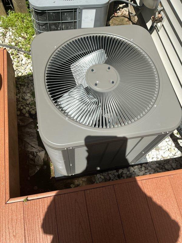 Completed annual cooling maintenance on residential HVAC system including inspection of indoor furnace unit with associated ductwork and outdoor condenser unit. Verified proper operation of both units, inspected electrical connections, refrigerant lines, condensate drainage system, and confirmed all components functioning within normal parameters with no deficiencies noted.