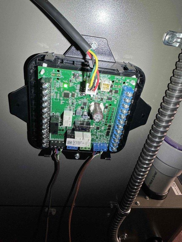 Responded to service call for 8-month-old outdoor A/C unit with low refrigerant error and inadequate cooling. Upon arrival, inspected control board assembly and electrical connections, verifying proper system operation and component functionality. Measured supply air temperature at 18.9°F, confirming system restored to normal cooling operation. All work completed under parts and labor warranty coverage.
