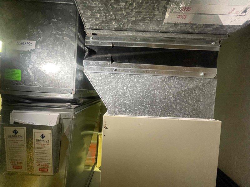 Conducted comprehensive assessment of residential HVAC system for 2,474 square foot home with non-functioning 39-year-old outdoor air conditioning unit. Indoor furnace and air handler confirmed to be in serviceable condition with relatively recent installation. Evaluated existing ductwork system including galvanized metal plenum and distribution components showing normal condensation patterns. Documented current system configuration including copper refrigerant lines, air handler mounting, and duct connections in basement mechanical space. Provided detailed replacement estimate for outdoor condensing unit to restore cooling capacity while utilizing existing indoor equipment and infrastructure.