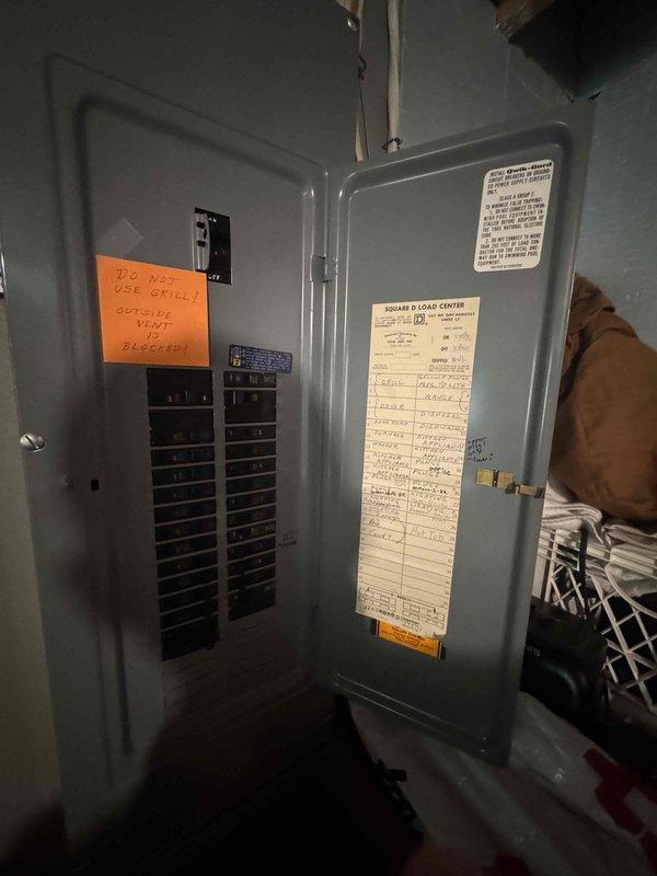 Completed estimate for replacement of forty-year-old air conditioning system located in basement. Assessed existing Bryant furnace and air handler configuration, evaluated electrical panel capacity and circuit availability for new AC installation. Documented current HVAC setup including ductwork connections, condensate drainage system, and electrical service requirements to provide accurate replacement quote for expedited installation.
