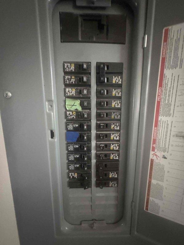 Completed full system estimate for adding central air conditioning to existing forced air heating system. Evaluated 10-year-old furnace unit located in basement utility area, confirmed adequate remaining service life and compatibility for AC integration. Assessed electrical panel capacity and available breaker spaces to determine power requirements for new condensing unit and air handler modifications. Inspected existing ductwork configuration and plenum accessibility for evaporator coil installation. Documented basement moisture concerns on concrete block walls that may require remediation consideration. Photographed furnace, PVC venting, supply/return ductwork, and electrical service panel for equipment specifications and installation planning. Provided comprehensive quote for complete AC system addition including outdoor condensing unit, indoor evaporator coil, refrigerant lines, condensate drainage, electrical connections, thermostat upgrade, and necessary ductwork modifications to