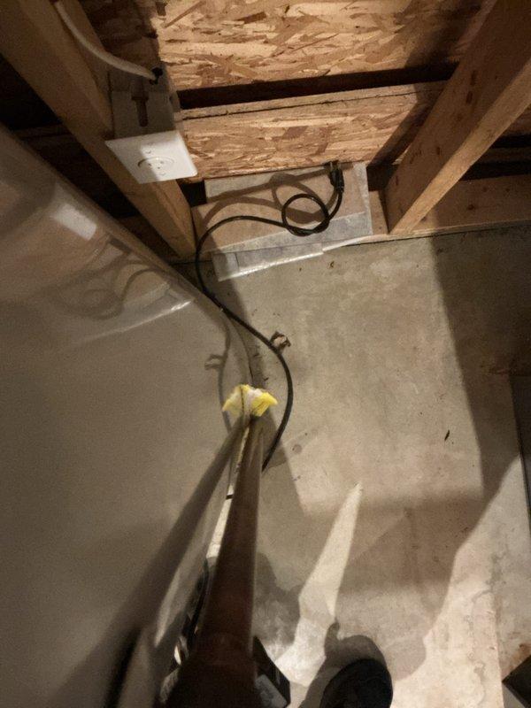 Completed annual HVAC maintenance inspection including filter replacement and system accessibility check. Removed heavily soiled pleated air filter showing significant dust accumulation and inspected attic-mounted equipment access point, verifying proper clearance and mechanical component accessibility. All system components inspected and found operational with no immediate service concerns identified.