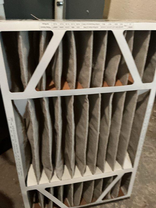 Completed routine air conditioning tune-up on 4-year-old system operating normally. Replaced heavily soiled furnace filter and evaporator coil filter, both showing significant dust and debris accumulation that would have restricted airflow and reduced system efficiency. Performed standard preventive maintenance procedures including system inspection, cleaning, and performance verification to ensure optimal cooling operation for the upcoming season.