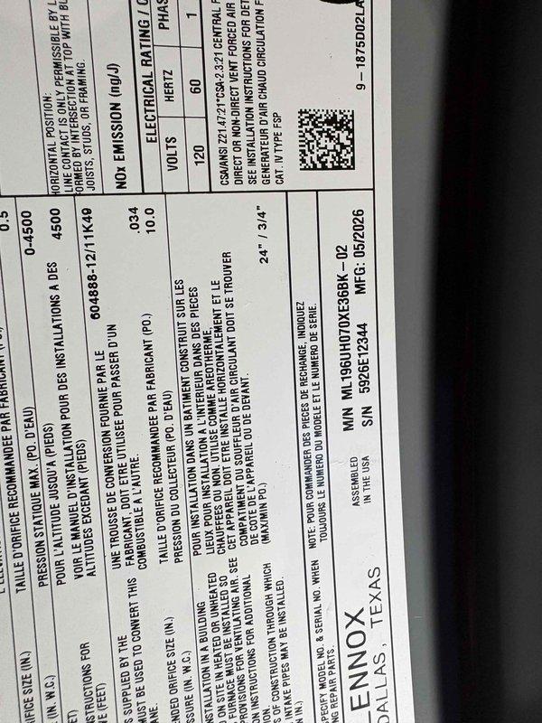 Completed full HVAC system installation in crawl space including 70,000 BTU gas furnace and 2-ton air conditioning unit with rear discharge configuration. Installed new dedicated electrical circuit to support system requirements and secured all necessary mechanical and electrical permits prior to installation. System installed over existing vapor barrier with proper clearances maintained from structural elements and insulation, verified all electrical specifications and safety ratings, and ensured compliance with residential installation codes.