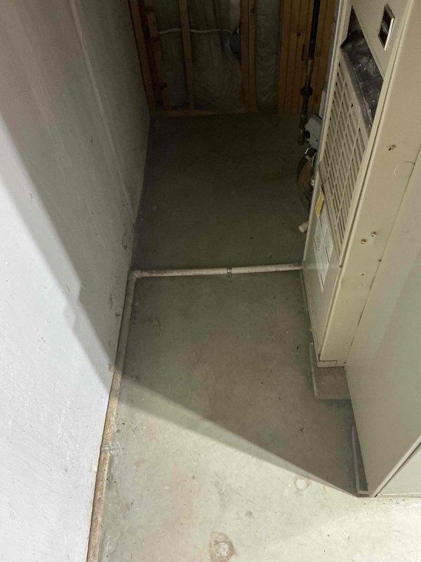 Conducted estimate for complete HVAC system replacement in basement location, including both furnace and air conditioning unit. Current equipment is 30+ years old with non-functional air conditioning system. Evaluated existing natural gas furnace and associated ductwork, documented equipment specifications and installation requirements for proposed replacement system.