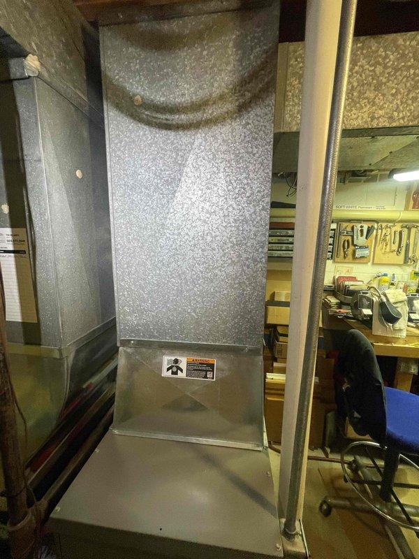 Provided estimate for air conditioning system replacement in basement location. Existing Lennox HVAC equipment is over 20 years old and not functioning properly. Assessment included evaluation of current furnace, air handler, ductwork configuration, and metal piping connections with existing infrastructure.