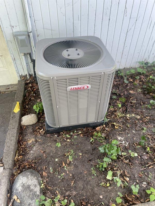 Completed annual cooling maintenance on two Lennox air conditioning systems. Performed comprehensive inspections including cleaning condenser coils, checking refrigerant levels, testing electrical connections, verifying proper airflow through louvers, and confirming operational status of both outdoor condensing units. All systems operating within normal parameters upon completion.