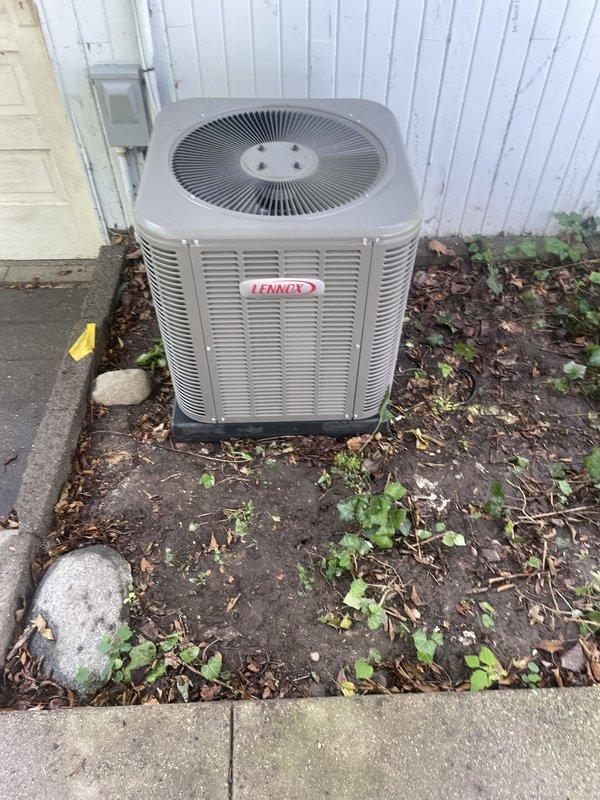 Completed annual cooling maintenance on two Lennox air conditioning systems. Performed comprehensive inspections including cleaning condenser coils, checking refrigerant levels, testing electrical connections, verifying proper airflow through louvers, and confirming operational status of both outdoor condensing units. All systems operating within normal parameters upon completion.