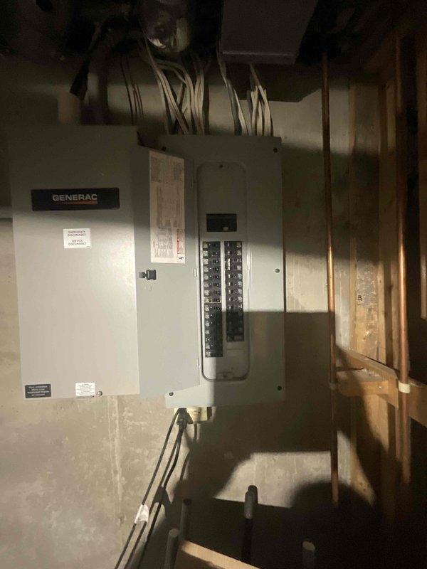 Conducted comprehensive assessment of existing HVAC system for complete air conditioning and furnace replacement. Evaluated 25+ year-old Bryant furnace unit and associated equipment in basement mechanical room, documenting current system configuration including ductwork connections, PVC venting, and electrical service panel setup with Generac transfer switch integration. Provided detailed replacement estimate for expedited installation of new heating and cooling equipment to address aging system concerns and homeowner's request for immediate replacement scheduling.