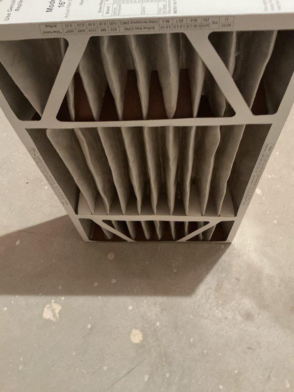 Completed complimentary cooling maintenance on Lennox HVAC system. Installed new air filter as requested, programmed thermostat per customer specifications, and performed standard ACM inspection of furnace and air handler unit with all components operating within normal parameters.