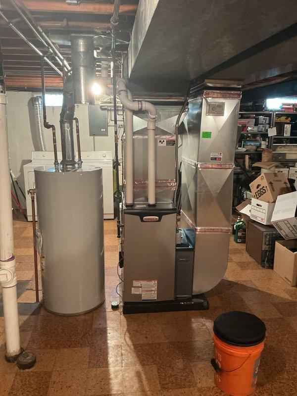 Completed annual cooling maintenance on residential HVAC system. Performed comprehensive inspection of furnace unit, air handler, and associated components including ductwork, refrigerant lines, condensate drainage system, and air filtration housing. Replaced filters/pads as needed and documented equipment condition with photographic records for service history.