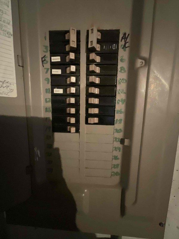 Conducted comprehensive site evaluation for whole home generator installation. Assessed existing electrical infrastructure, including main service panel and subpanel configuration. Documented current electrical system capacity, circuit breaker arrangement, and available space for generator integration. Evaluated proper sizing requirements based on home's electrical load and identified necessary equipment for automatic transfer switch installation. Photographed existing electrical panels to determine optimal connection points and verify compatibility with proposed generator system. Provided detailed estimate for complete standby generator installation including all required electrical components and transfer equipment.