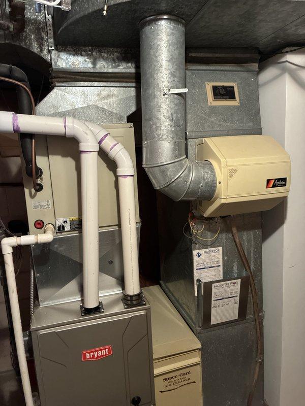 Provided comprehensive estimate for replacement of 34-year-old Bryant gas furnace and air conditioning system currently located in basement. Unit is operational but has reached end of expected service life. Additional estimate prepared for whole home generator installation as requested.