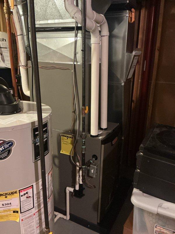 Completed comprehensive preventive maintenance on 3-year-old Lennox central air conditioning system. Performed AC tune-up including inspection of outdoor condensing unit, indoor evaporator coil, refrigerant levels, electrical connections, and condensate drain system. All components found operating within normal parameters with no deficiencies noted; system cooling properly at time of service.