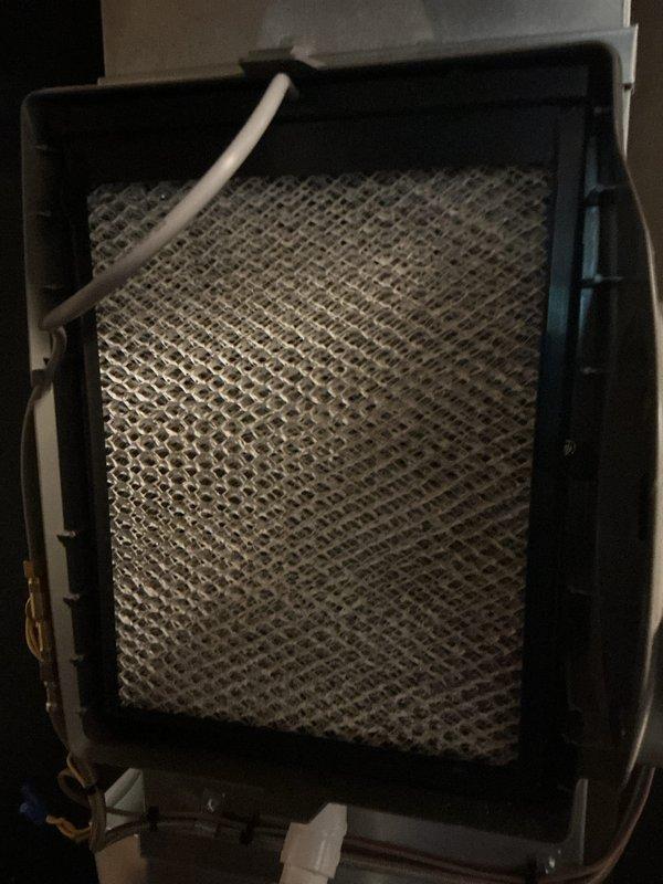 Completed annual HVAC maintenance on residential air handler system. Inspected furnace and air handler components, replaced air filter, and cleaned evaporator coil mesh screen. System operational with all components functioning within normal parameters.