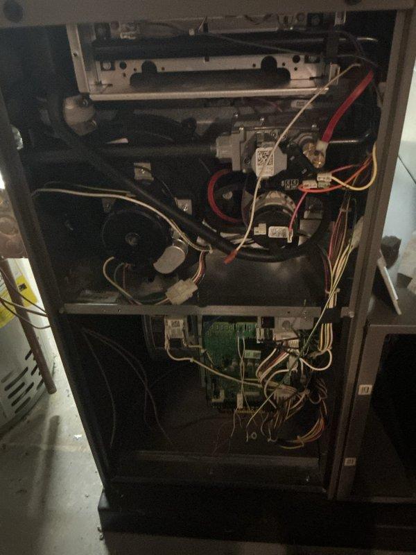 Completed comprehensive annual maintenance service on both 4-year-old furnace and air conditioning systems under ComfortGuard Maintenance Package. Performed full AC tune-up including system inspection, verified proper operation of all components, and replaced air filter with new Filterbuy pleated filter. Inspected furnace interior components including heat exchanger, blower assembly, control board, electrical connections, and safety devices; all systems found operating within normal parameters with no deficiencies noted.