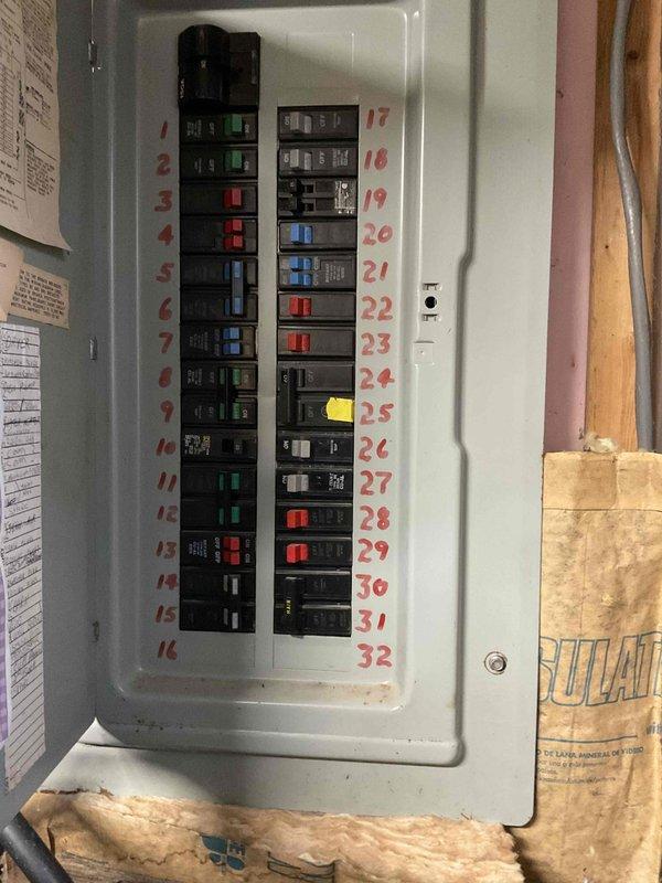 Conducted on-site assessment for mini split installation in residential property currently utilizing boiler heating system. Evaluated existing electrical panel capacity and available breaker spaces to determine feasibility of powering new mini split unit, documenting panel configuration with 32-circuit capacity and current load distribution. Provided estimate for equipment and installation requirements to supplement existing heating infrastructure with ductless mini split system.