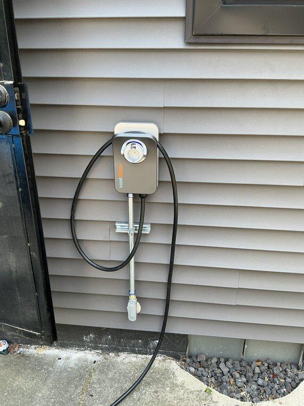 Successfully installed a Level 2 electric vehicle charging station on the exterior wall with proper cable management and mounting hardware. Added surge protection to the main electrical panel to safeguard the new EV circuit and existing electrical systems. Installed a 6-inch recessed light fixture on the porch, including drywall modifications to accommodate proper switch leg wiring. Ran a dedicated 20-amp, 120-volt circuit to the master bedroom for window air conditioning unit operation. All work was completed to code specifications and permitted through the local jurisdiction.