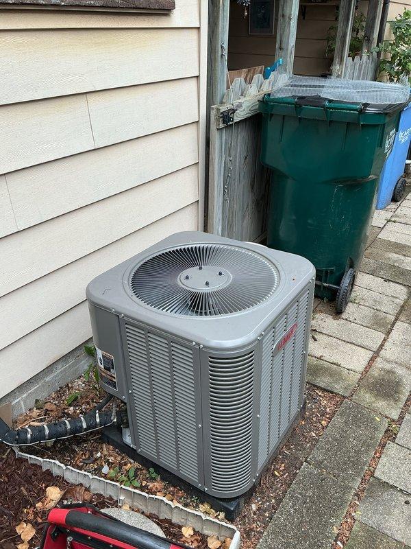 Completed comprehensive ComfortGuard maintenance package on residential HVAC system including indoor furnace unit and outdoor condenser. Performed thorough inspection of all accessible components, replaced air filter, checked electrical connections and wiring integrity, verified proper operation of blower motor and condensate pump assembly, and confirmed adequate airflow through both intake and exhaust PVC venting. Exterior condenser unit inspected for debris accumulation, coil condition assessed, and system confirmed operational with no immediate service concerns identified.