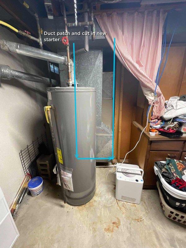 Provided estimate for complete furnace and air conditioning system replacement in basement location. Existing 20+ year old equipment is non-operational and requires full replacement, including assessment of necessary ductwork modifications and proper integration with current utility room configuration.