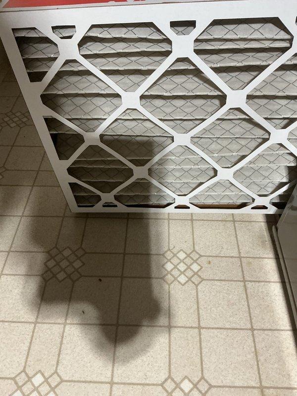 Completed annual cooling maintenance service on residential HVAC system. Replaced air filter with new pleated media filter to ensure proper airflow and system efficiency. Verified thermostat operation and confirmed cooling system responding appropriately to temperature setpoint adjustments.