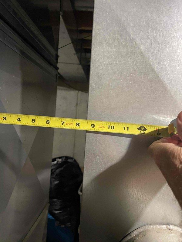 Responded to service call for 29-year-old air conditioning system not reaching desired temperature in backyard location. Performed comprehensive system evaluation and documented measurements of existing ductwork components to prepare replacement estimate. Unit assessed as beyond economical repair due to age and declining performance, with no remaining parts or labor warranty coverage.