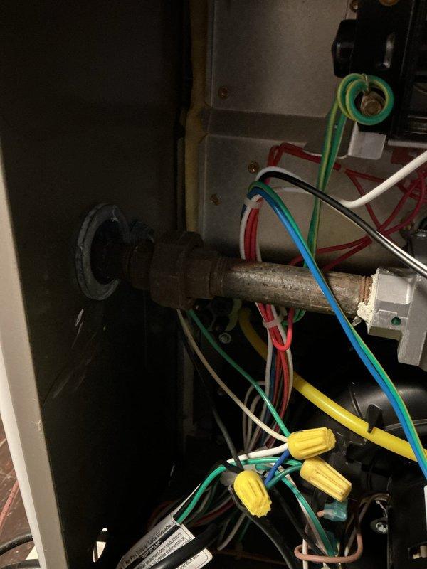 Completed annual HVAC maintenance on residential air handler system. Performed comprehensive inspection of equipment, replaced air filters, examined electrical connections and wiring compartment, and verified proper operation of all components including refrigerant lines, capacitor, and condensate drainage system.
