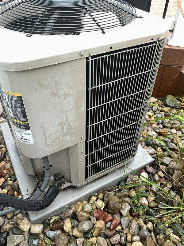Completed annual cooling maintenance on residential outdoor condensing unit. Performed comprehensive system inspection, cleaned condenser coils, checked refrigerant levels and pressures, verified electrical connections, tested capacitor and contactor operation, and confirmed proper fan motor function. Unit operating within manufacturer specifications upon completion.