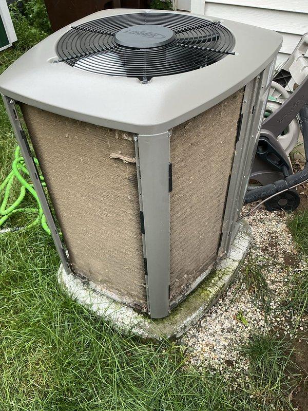 Completed comprehensive ComfortGuard annual maintenance package on 3-year-old forced air system including furnace and air conditioning units. Performed full AC tune-up protocol with refrigerant level verification, electrical connection inspection, condenser coil cleaning to remove accumulated dirt and debris, and airflow testing. Both heating and cooling systems inspected and confirmed operating within manufacturer specifications with no deficiencies noted.