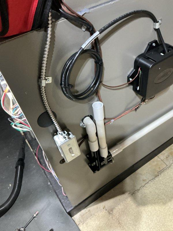 Completed annual preventative maintenance on a one-year-old gas furnace system. Performed comprehensive tune-up including inspection of all mechanical and electrical components, verified proper operation of blower motor assembly, checked condensate drain system and P-trap configuration, and confirmed integrity of flexible ductwork connections. Inspected gas valve, heat exchanger, and burner assembly for proper function and safety. All systems operating within manufacturer specifications with no issues identified.