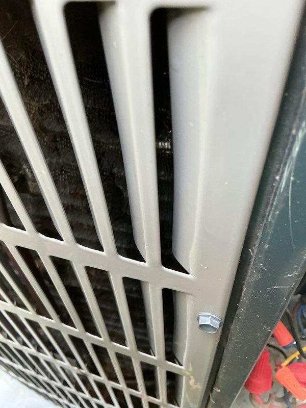 Completed annual cooling tune-up on single HVAC unit. Performed comprehensive system inspection including examination of air return vent grilles, ventilation components, and internal housing assemblies. All components found in operational condition with normal wear patterns observed on exterior housing and fasteners.