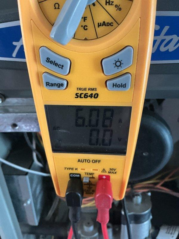 Completed annual cooling maintenance inspection on residential HVAC system. Performed electrical diagnostics using digital multimeter to verify proper voltage and amperage readings, inspected exterior condenser unit and surrounding area for proper clearance and airflow. All components operating within normal parameters.