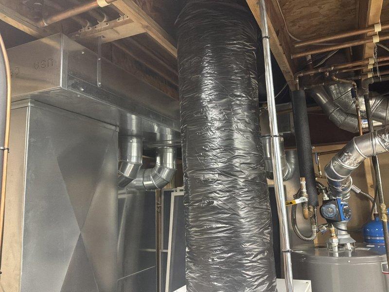 Provided estimate for high velocity air handler and air conditioning system replacement to address 26-year-old attic-mounted equipment experiencing electrical issues, including circuit breaker trips occurring nightly. Evaluated existing HVAC installation including ductwork configuration, electrical panel capacity, and accessibility for equipment replacement in attic space.
