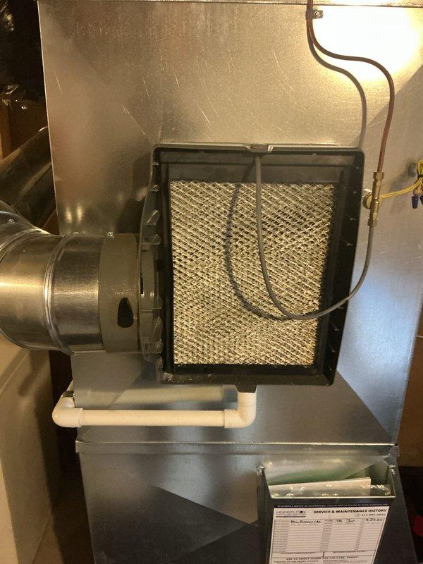 Completed annual maintenance on 25-year-old air conditioning unit and 2-year-old forced air furnace. Performed comprehensive system inspection, cleaned condenser and evaporator coils, replaced air filter, checked refrigerant levels and pressures, tested electrical connections and capacitors, verified thermostat operation, and inspected condensate drain system. Both systems operating within normal parameters with no deficiencies noted at time of service.