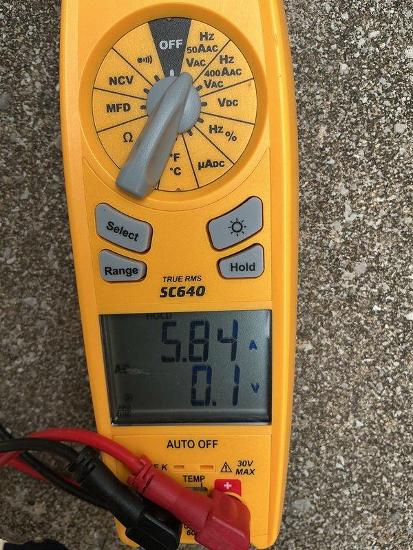 Completed comprehensive tune-up on 10-year-old Lennox air conditioning system. Performed full system diagnostics including electrical measurements with multimeter, verified thermostat operation and calibration at 73°F ambient with 62% humidity and cooling setpoint of 63°F. System operating within normal parameters with no deficiencies noted.