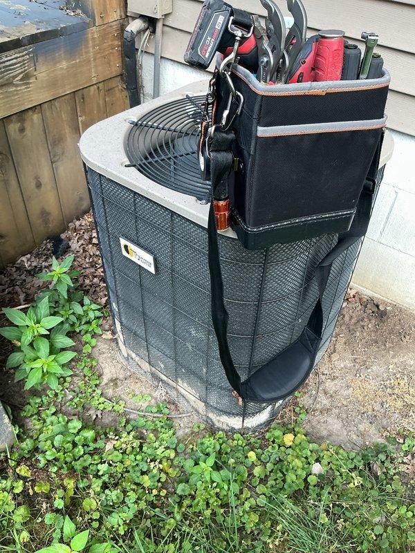 Responded to no cooling complaint with unit blowing room temperature air throughout home. Upon arrival, performed systematic diagnostic evaluation of outdoor condenser unit. Conducted visual inspection of equipment exterior, checked electrical connections, and assessed overall unit condition. Measured system pressures and temperatures to determine root cause of cooling failure. Identified issue preventing proper cooling operation and completed necessary repairs to restore full system functionality. Unit tested and verified operating within manufacturer specifications with proper cooling output restored to home.