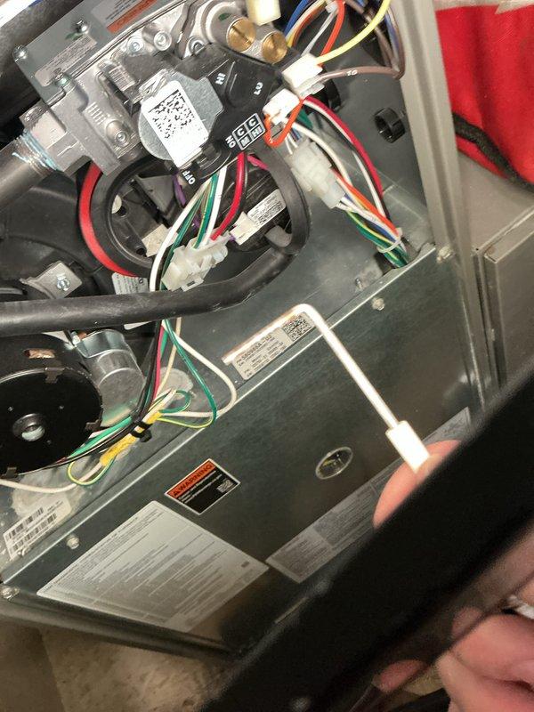 Completed annual maintenance tune-up on residential furnace system. Performed comprehensive inspection of all mechanical and electrical components including gas valve assembly, blower motor, wiring connections, and safety controls. System was found operating properly with all components functioning within normal parameters; no repairs required at this time.